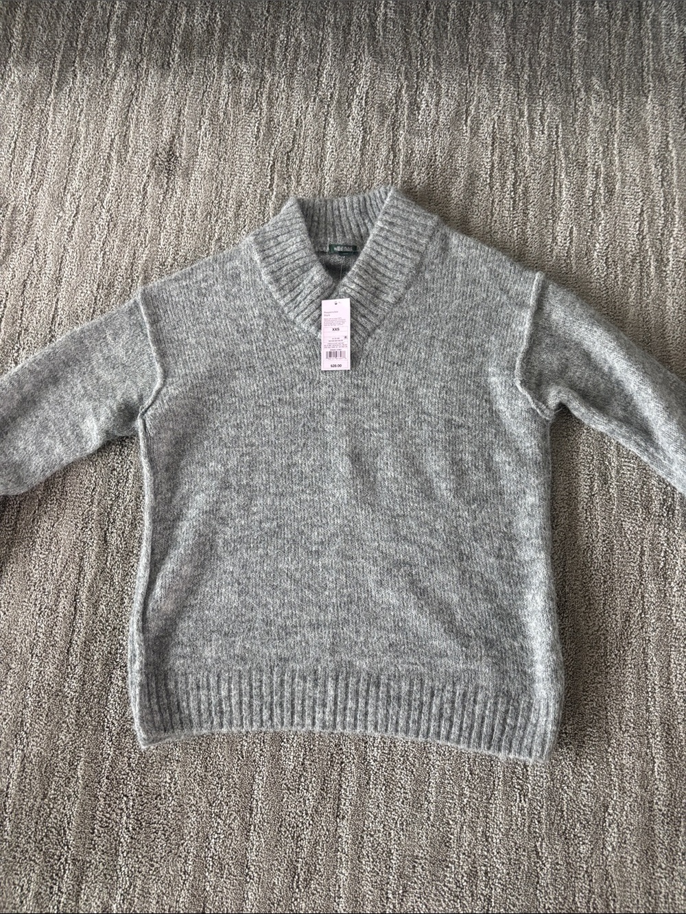 wild fable Heather Gray Cowl Neck Sweater